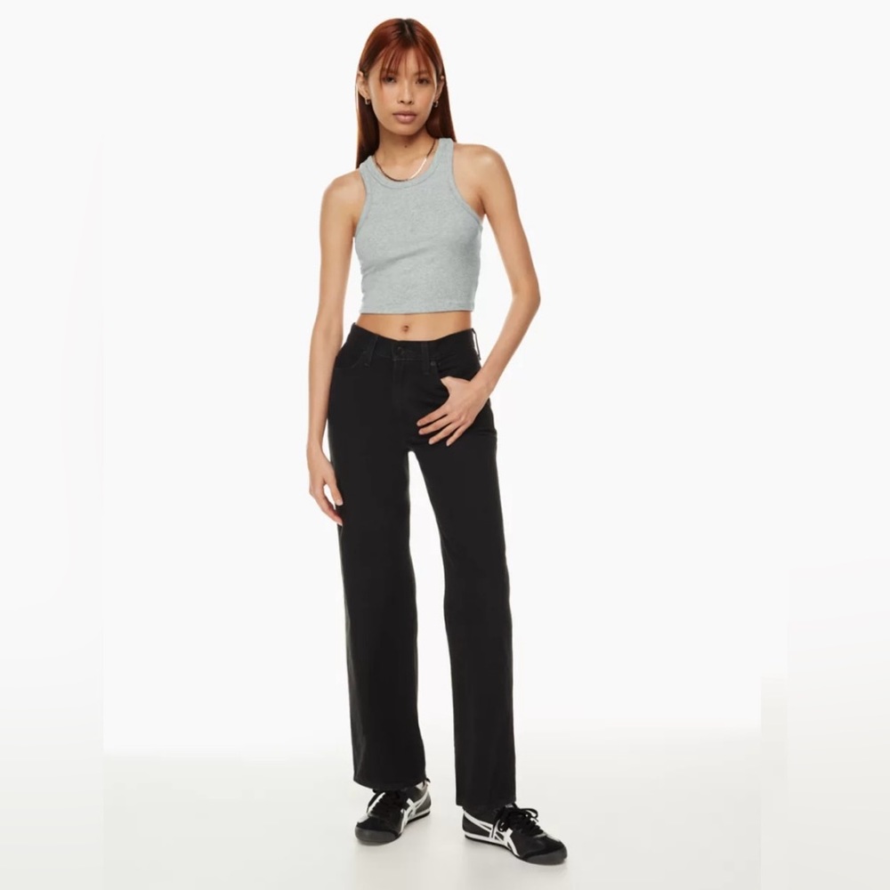 ARITZIA Sunday Best High Waist Jupiter Jean in Black Stone Size 2